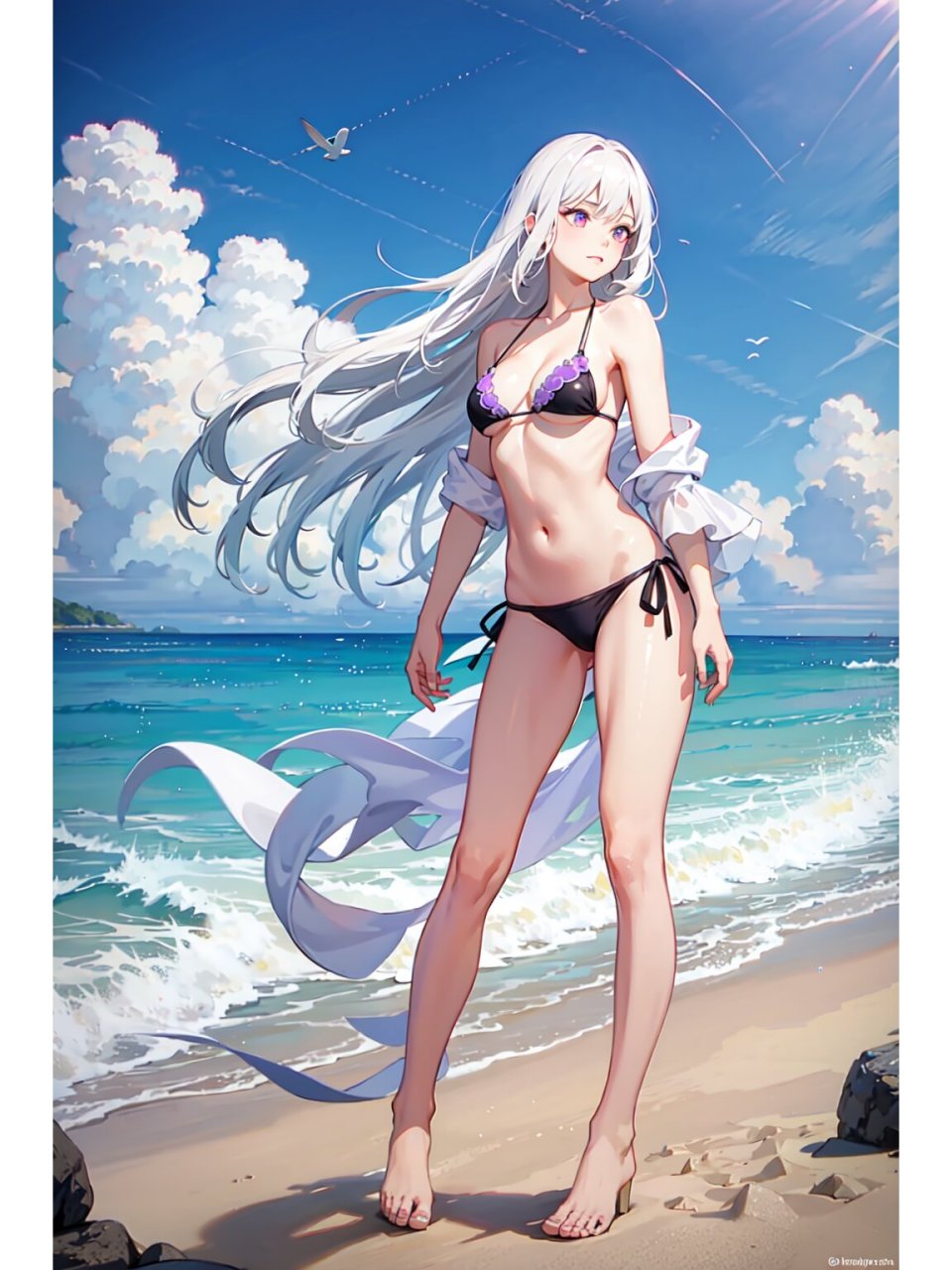 海边比基尼小姐姐-4