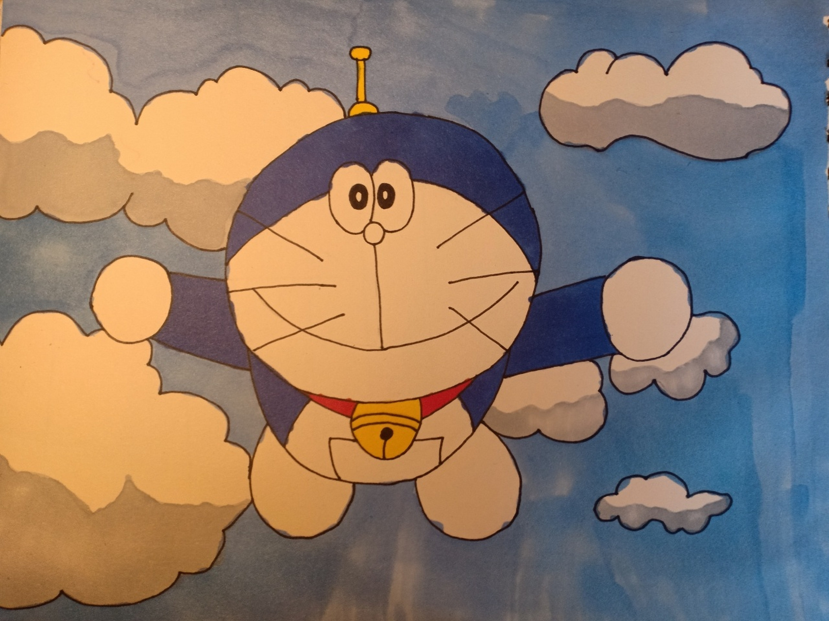 超简单水粉画~ 都是小红书里学滴~简单好看