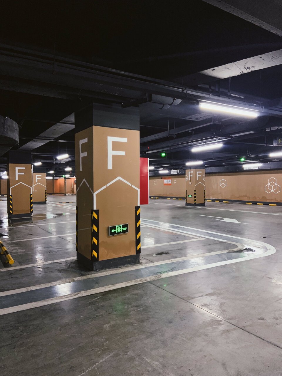 几何人防门彩绘