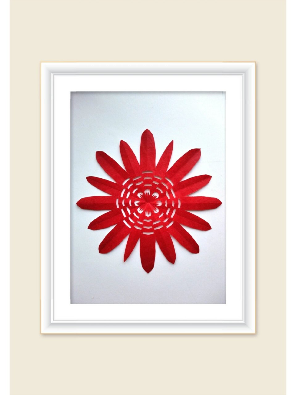 八角折剪,儿童手工剪纸——扶郎【附教程】 继续分享简易的儿童手工