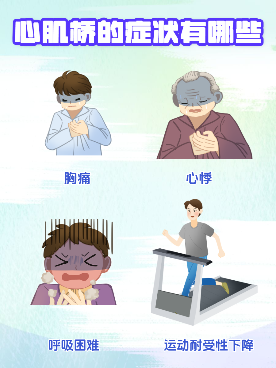 心肌桥的症状有哪些?