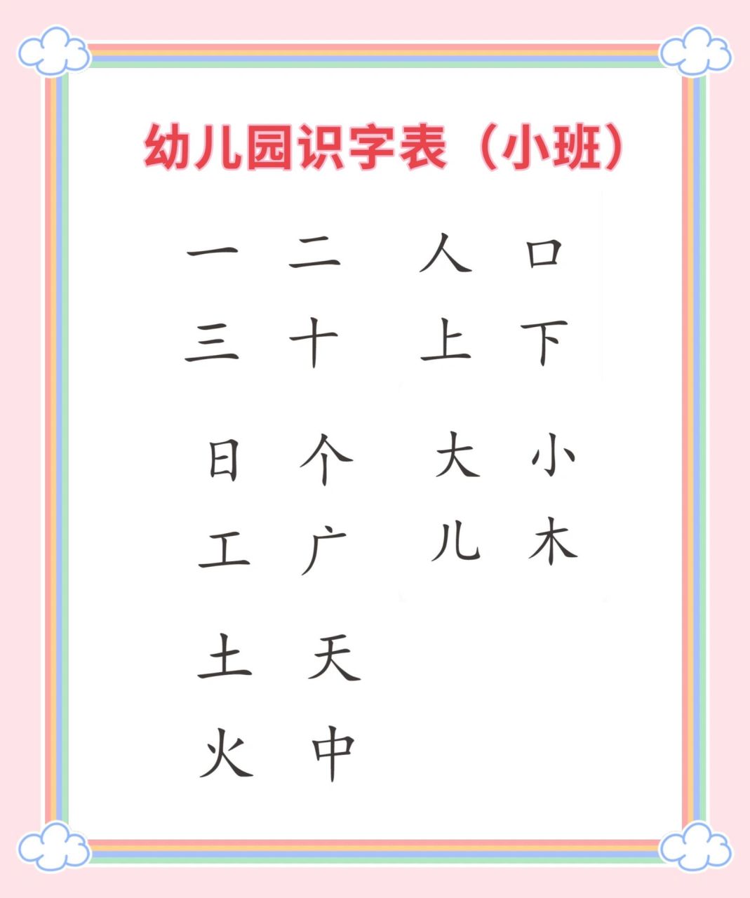 7815幼儿园必学360汉字,建议收藏