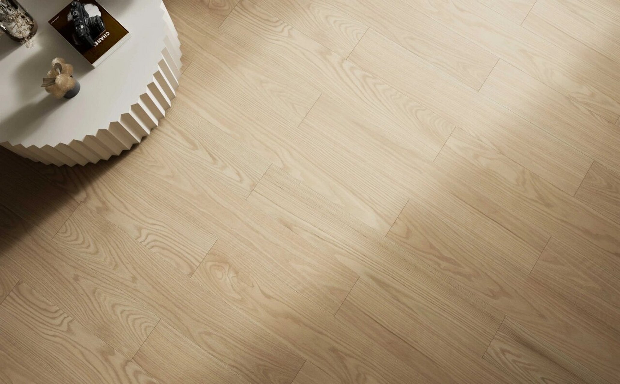 德尔地板丨带灰调的原木色地板真的好美 色彩是最具感染力的视觉语言