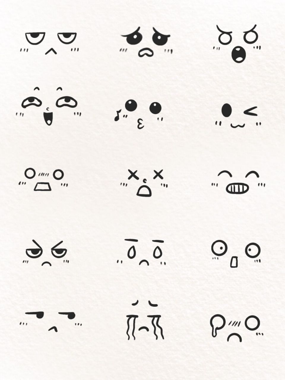 传纸条表情 #procreate# #简笔画# #传纸条小表情# #传纸条表情包