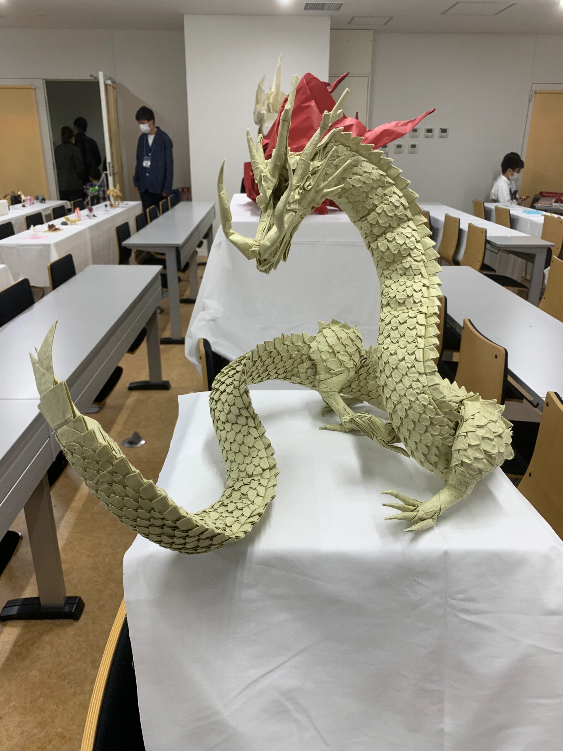 创意折纸作品-龙神