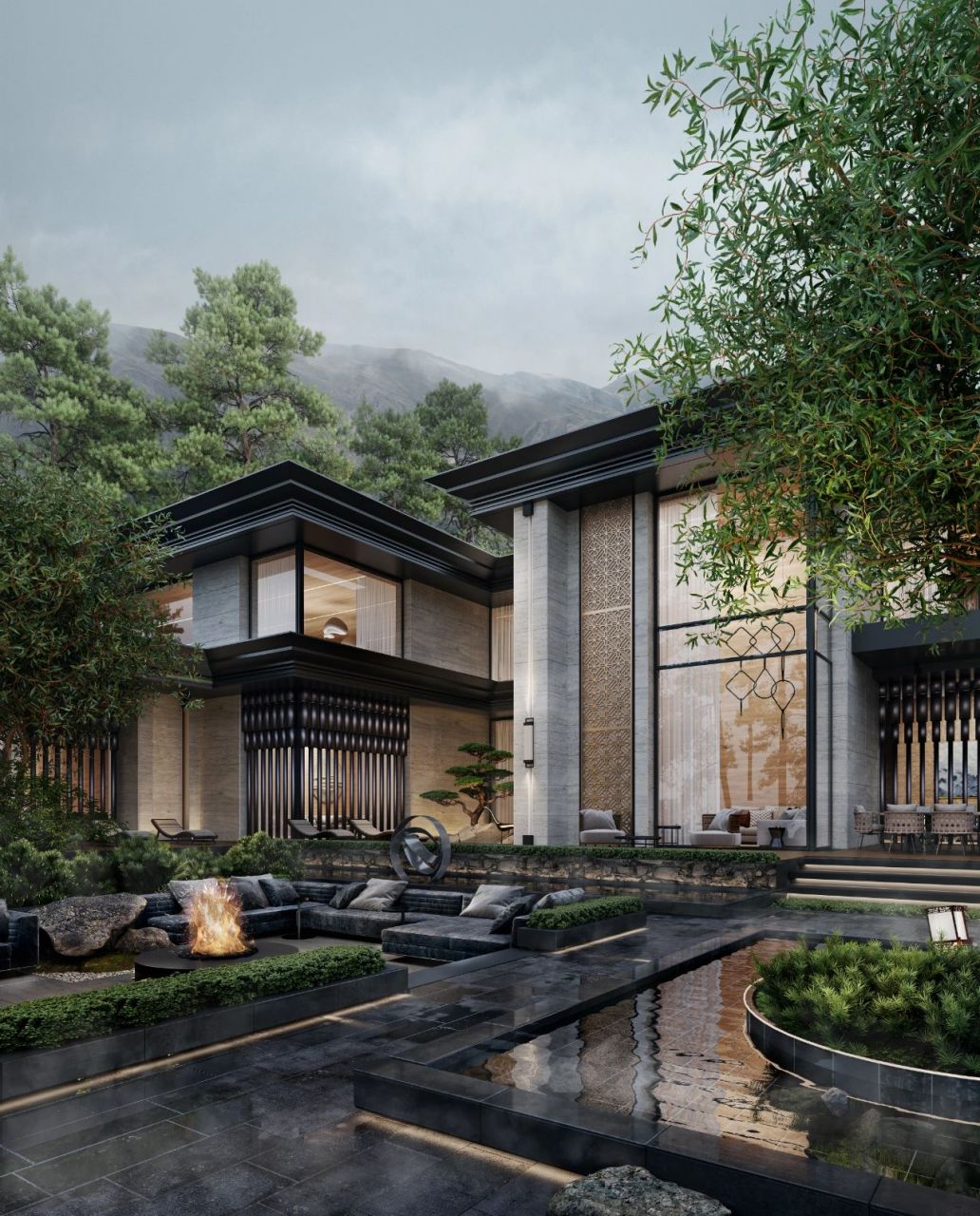 93顶级别墅私宅·中式园林艺术·幽静大宅 - 92专注自建别墅丨