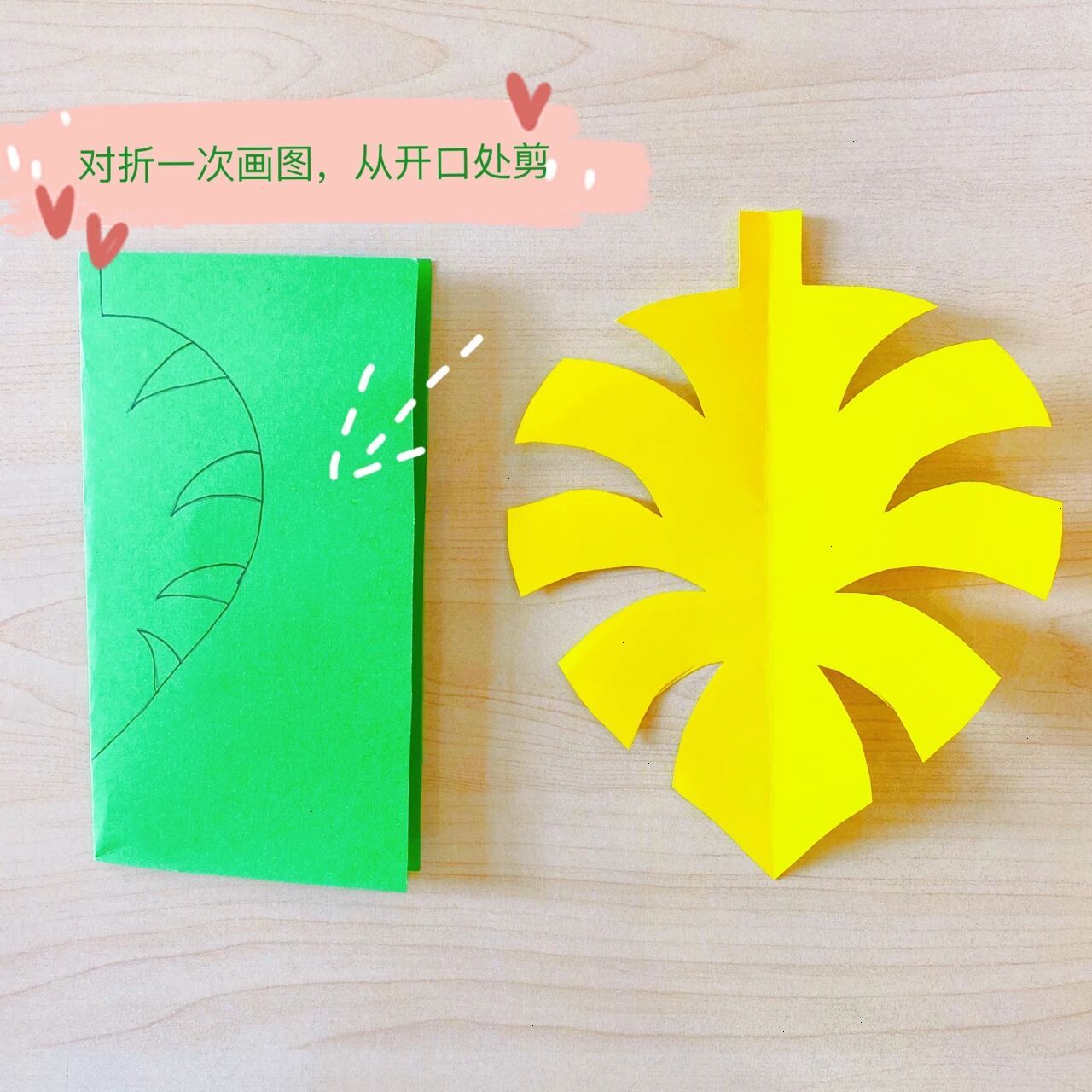 环创树叶剪纸     材料:卡纸,剪出来的效果非常好看,喜欢的可以试一试