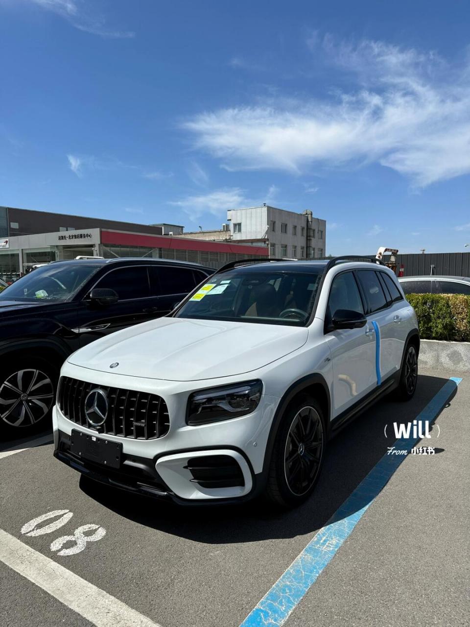 amg# #glb35# 次元白色/可可棕色内饰 选装:柏林之声音响 现车[得鈃]