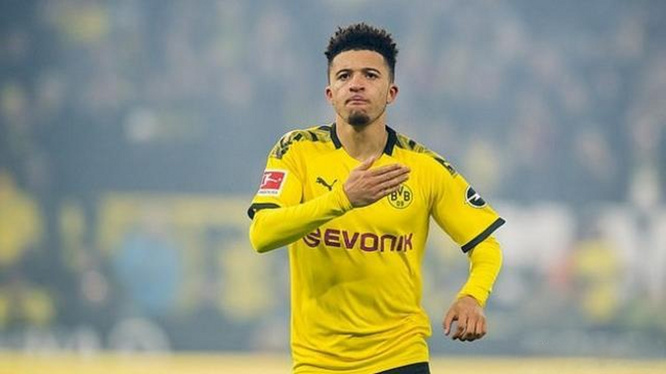 桑乔刚从曼联租借回归多特蒙德; 上场的第一场比赛,就贡献了一个止ゥ