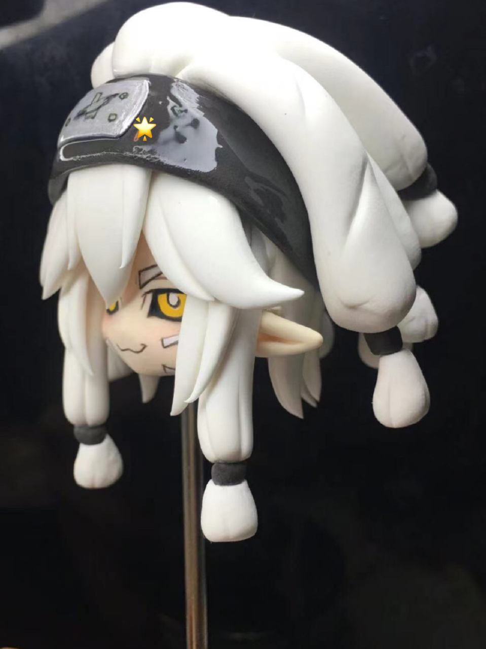 凹凸世界帕洛斯帕帕粘土魔改一体娃头ob11娃            梦女