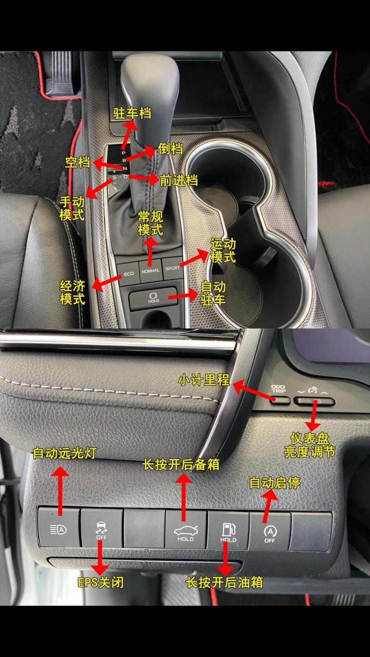 凯美瑞图解按键说明,学起来,建议收藏.