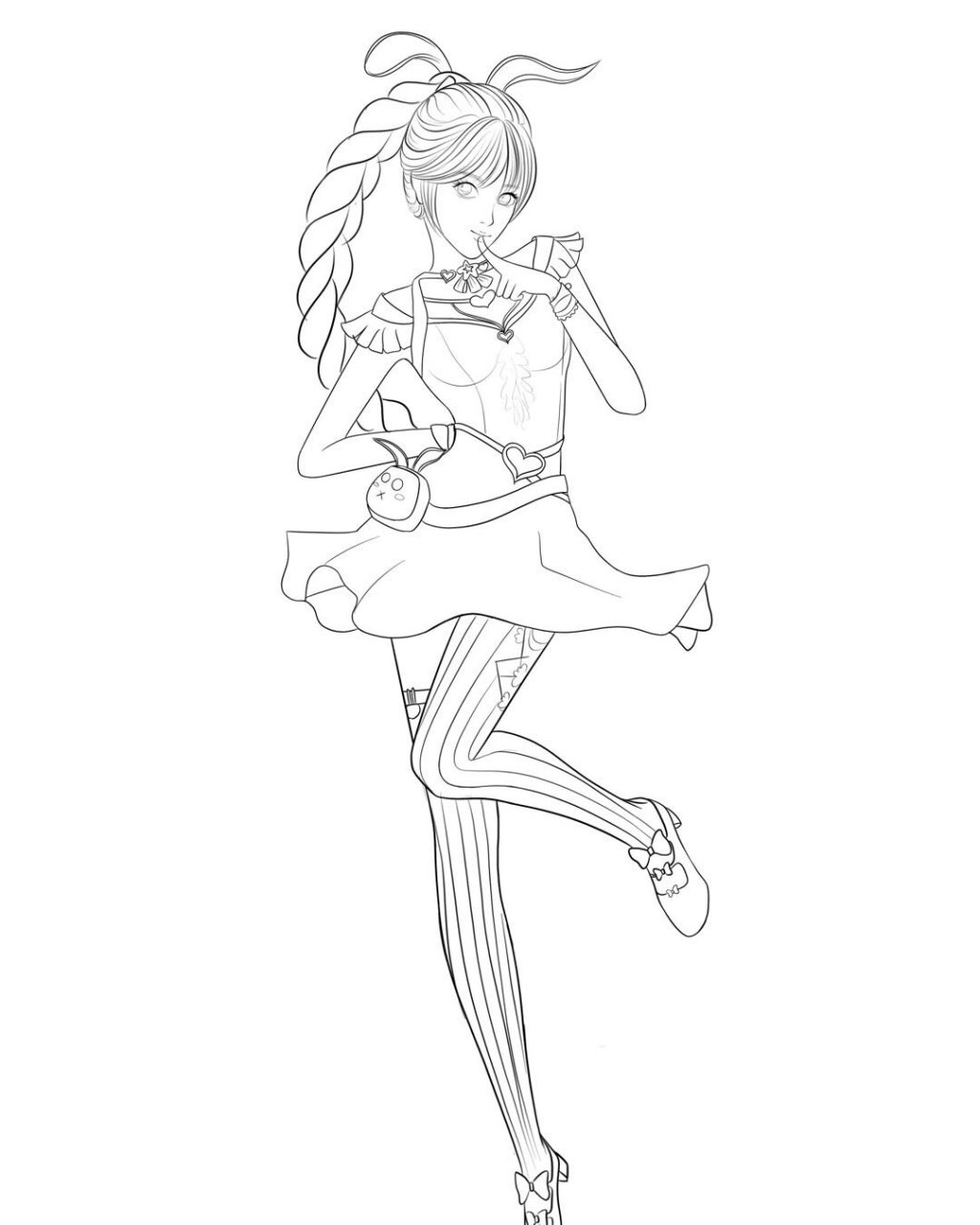 33张 | 线稿练习 小舞 第33张啦