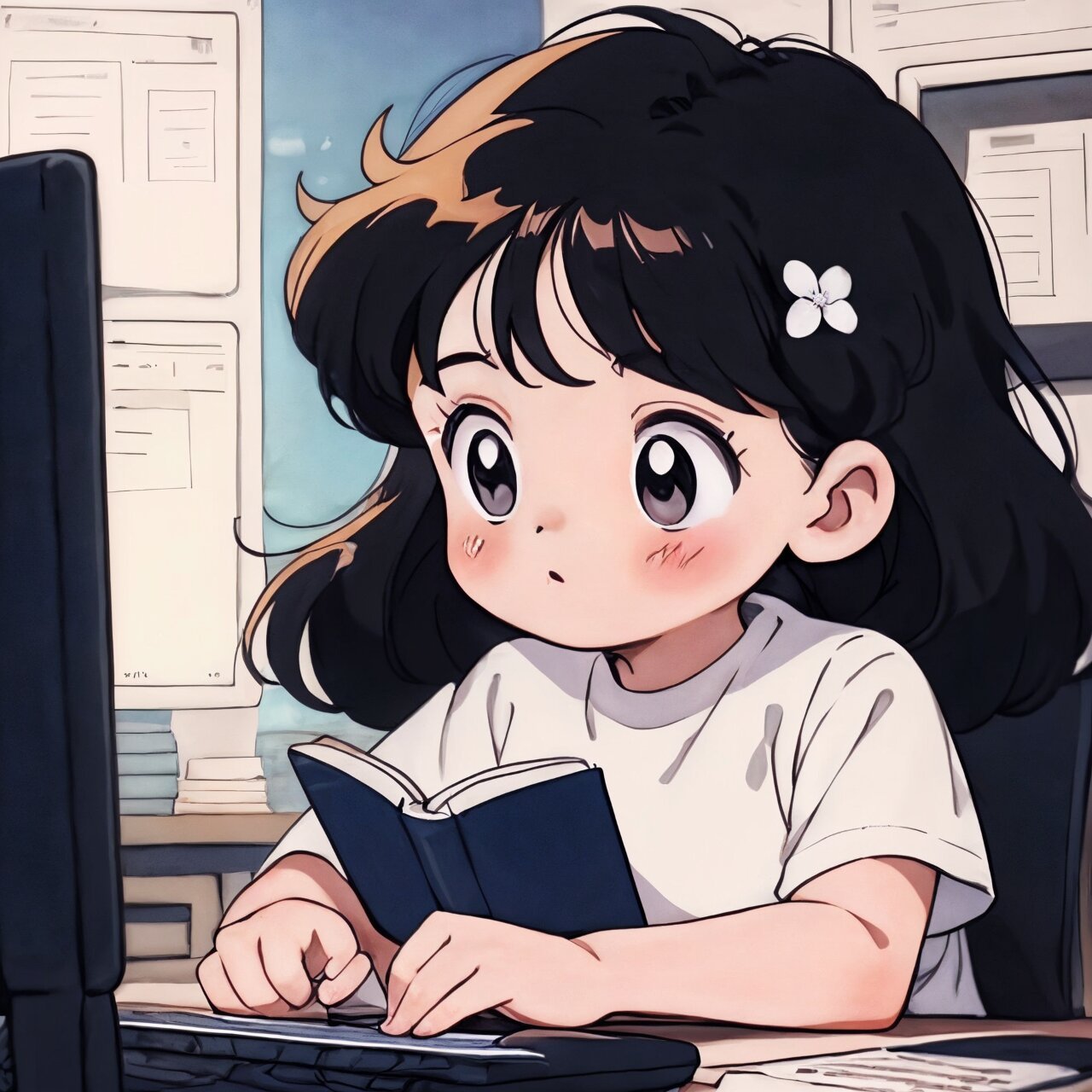 打工人 | 情侣头像 |像极了上班时的你 打工的一天又开始了,一上班就