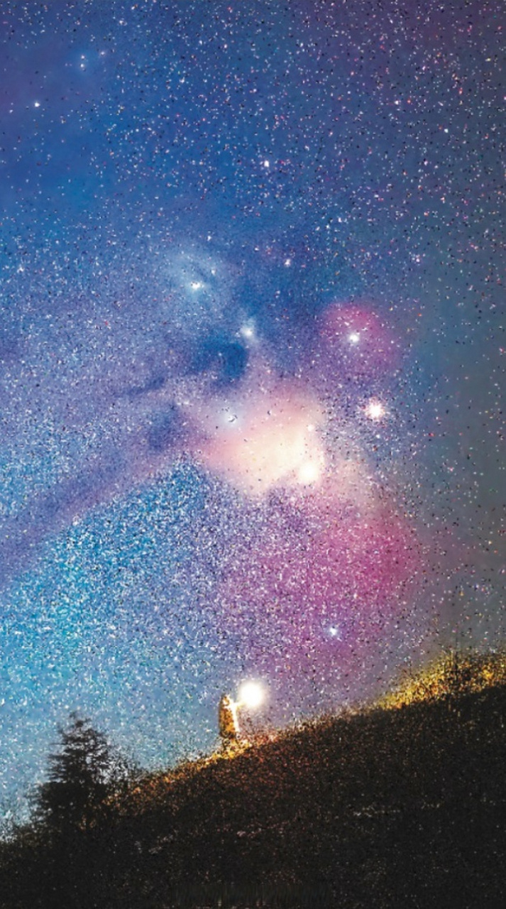 00后星空摄影三人组3年拍照上万张我和星空有约会.