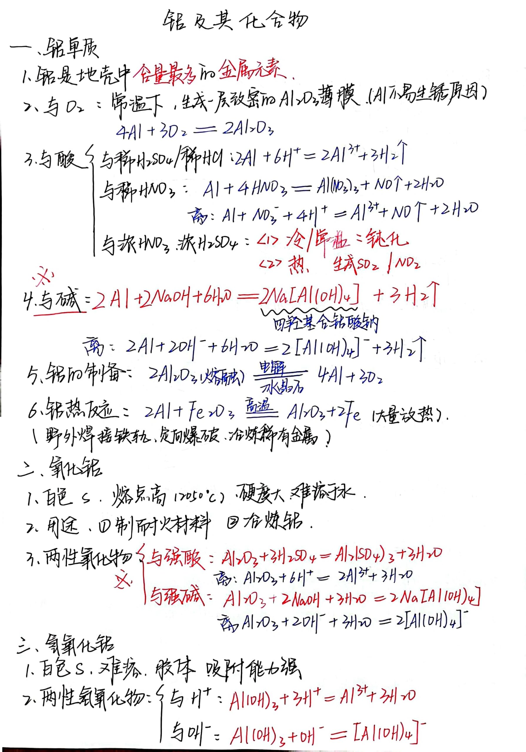 铝的分子结构示意图图片