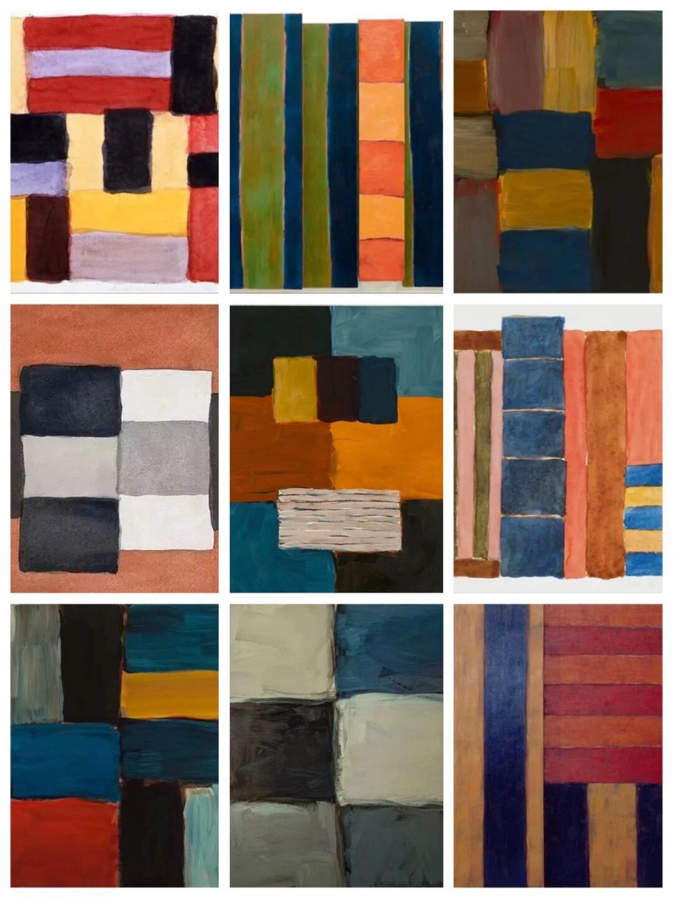肖恩·斯库利(sean scully)是抽象主义绘画中一位重要的国际艺术大师.