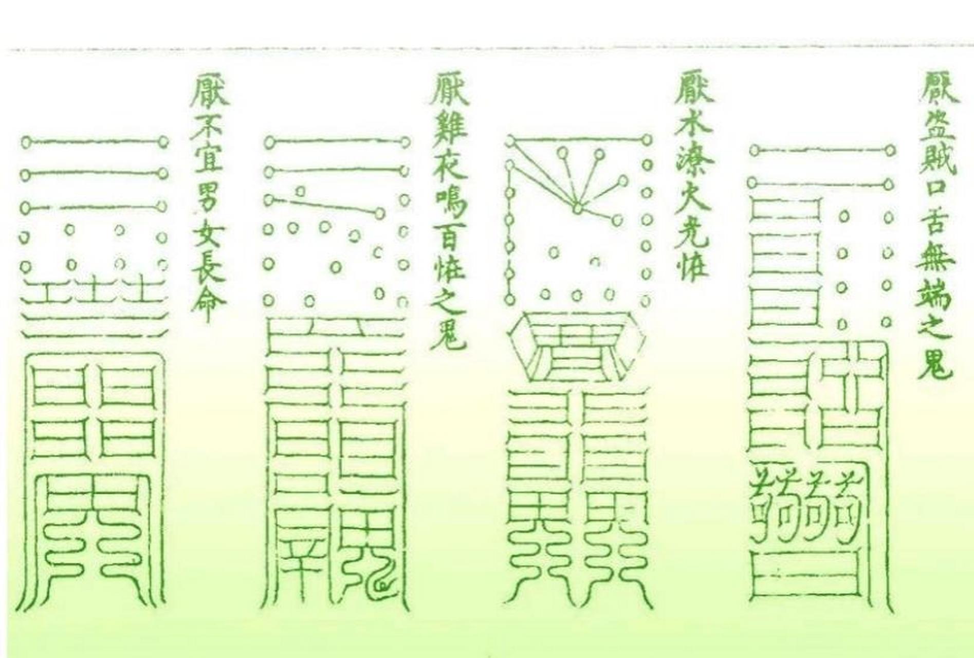 古籍善本分享-《天蓬伏魔大法图》附太上秘法镇宅灵符图
