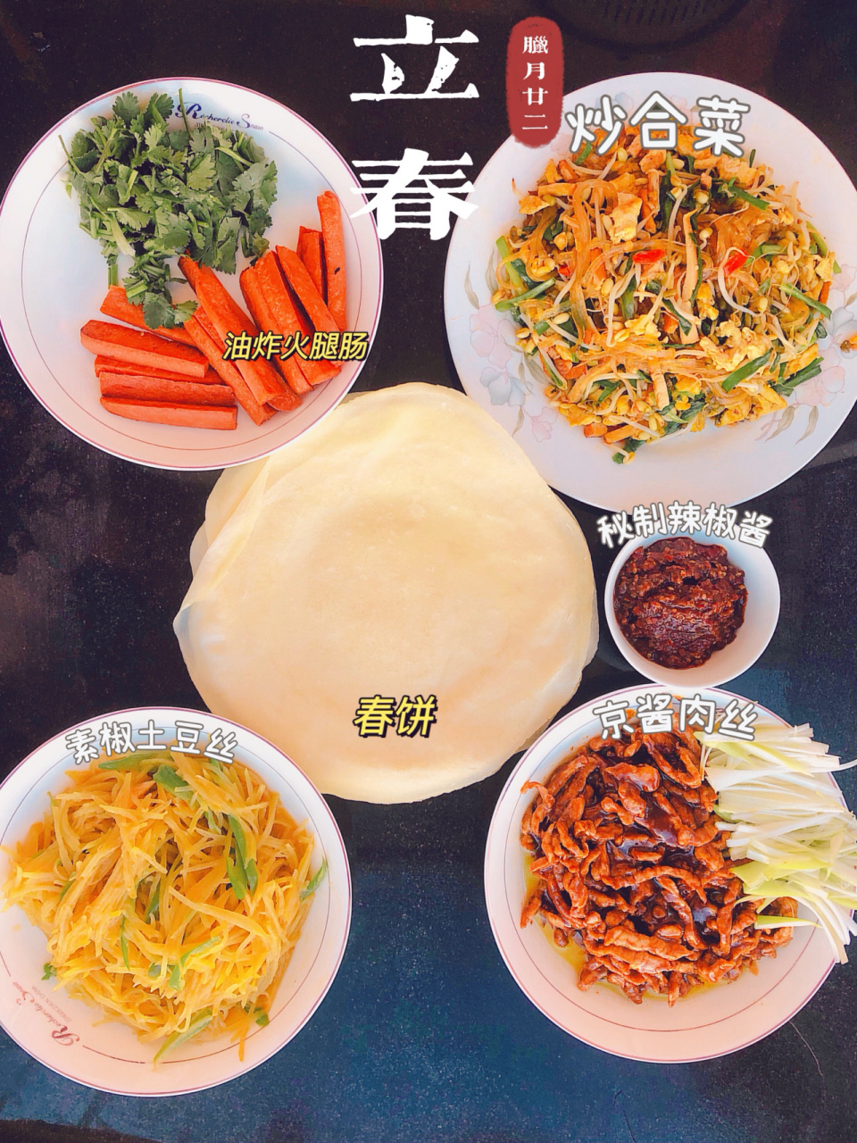 一起来做好吃的春饼吧～ 01春饼(30张量) 99食材:面粉,食盐,油,水