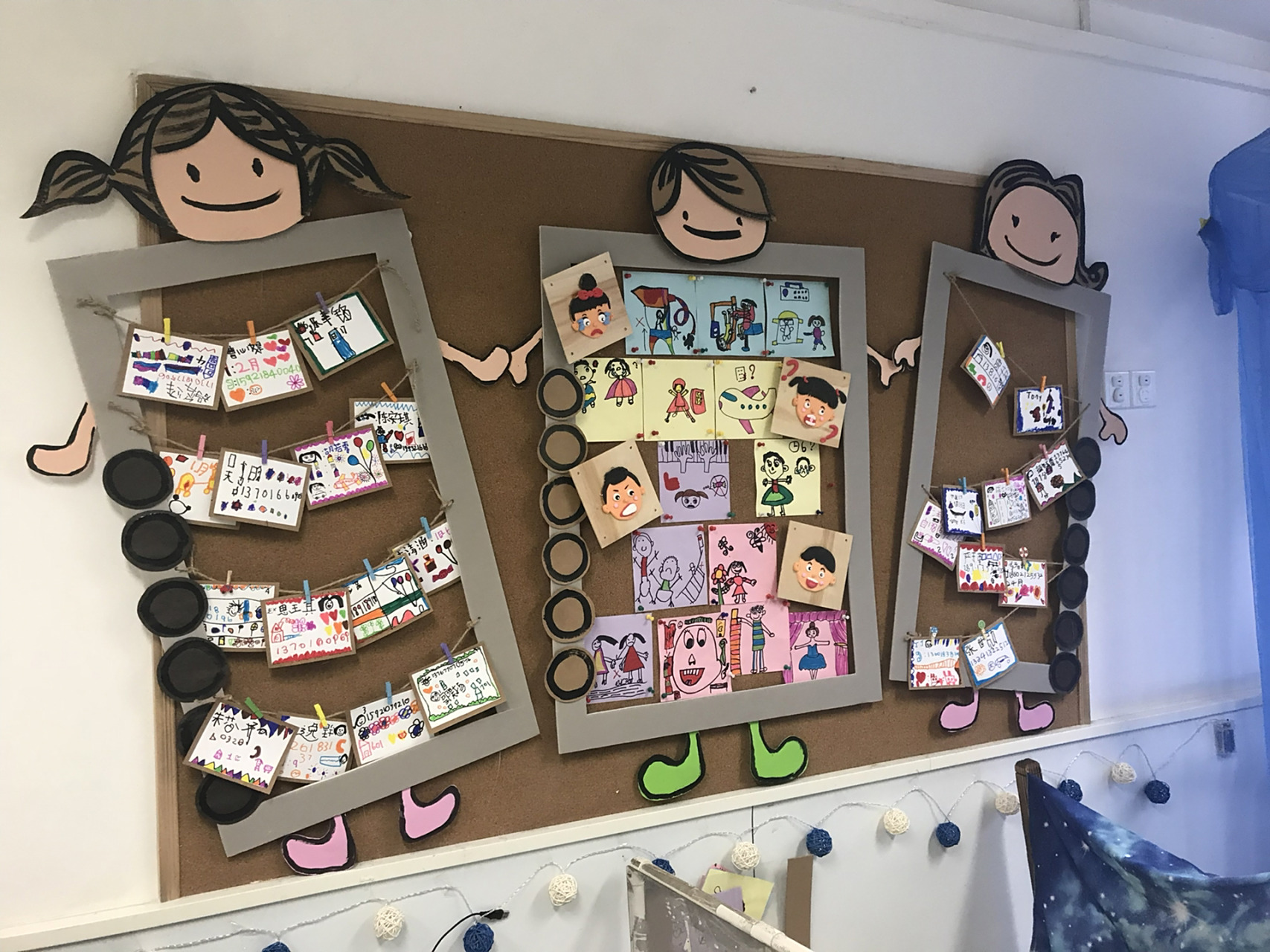 幼儿园大班毕业主题墙环创制作简单自主        毕业主题,教师提供