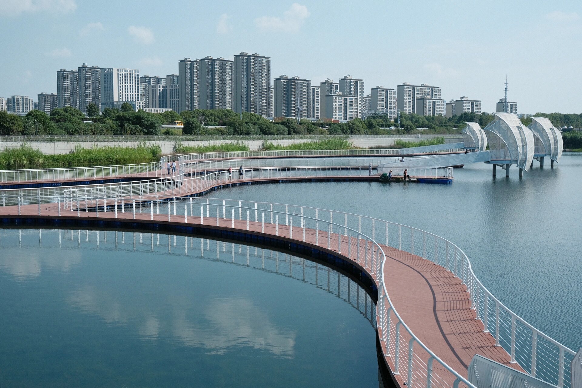 太湖边徒步路线推荐——小溪港鱼咀公园 这里曾经是热闹的鱼市,每到