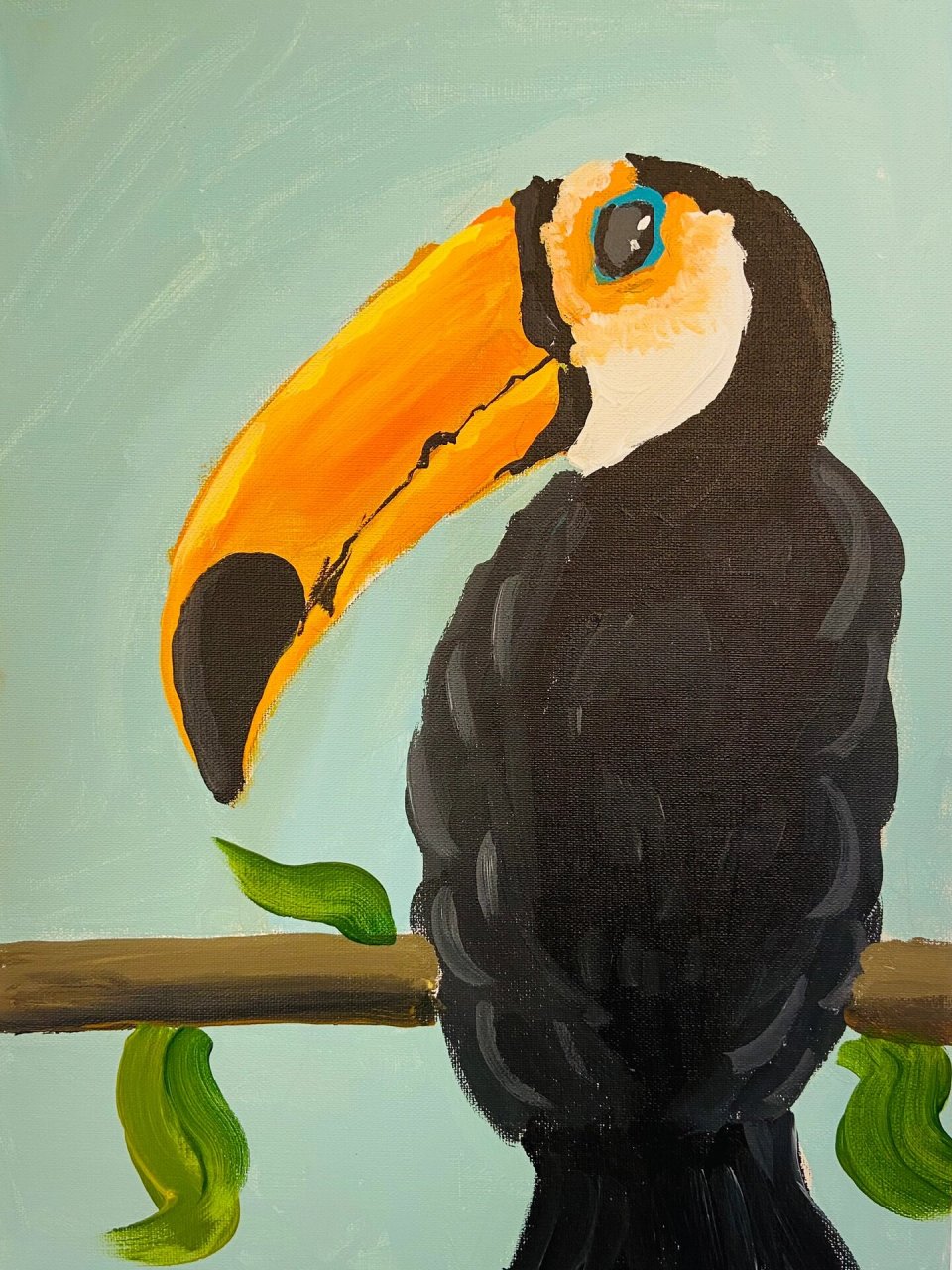 《巨嘴鸟》儿童绘画 所有结束,都不过是另一种开始