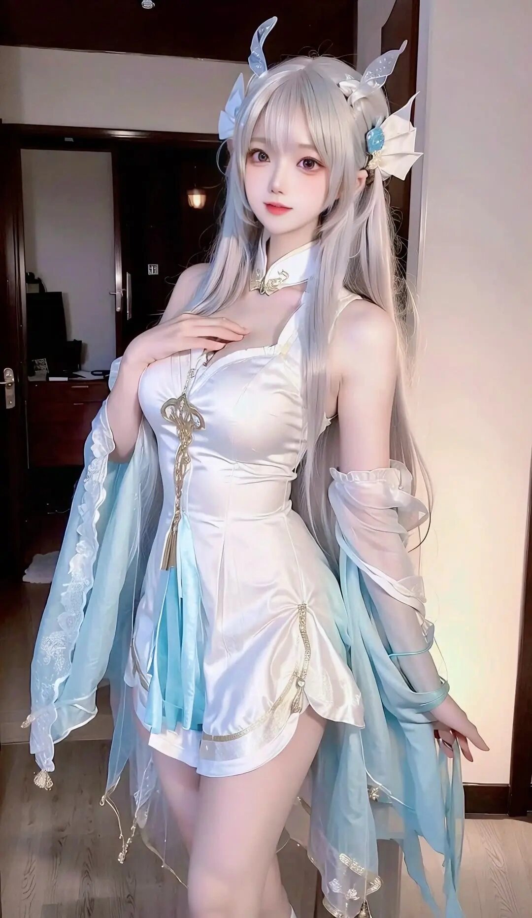 西施cosplay登场,绝美照片燃爆全网 99 王者荣耀的女英雄西施