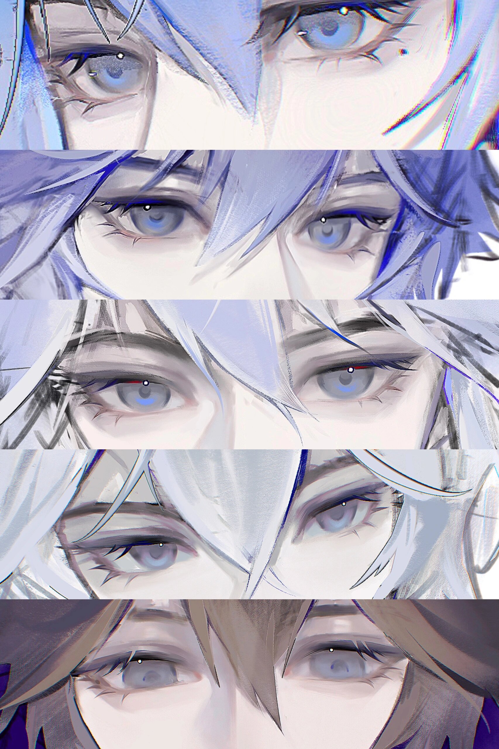 教你怎么画出帅气逼人的好看眼睛