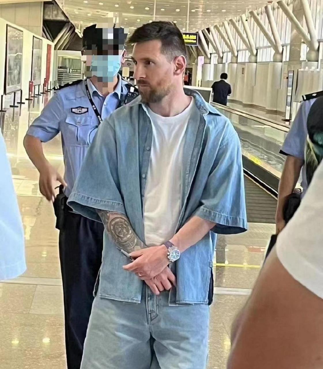 梅西终于来了,抵达北京!