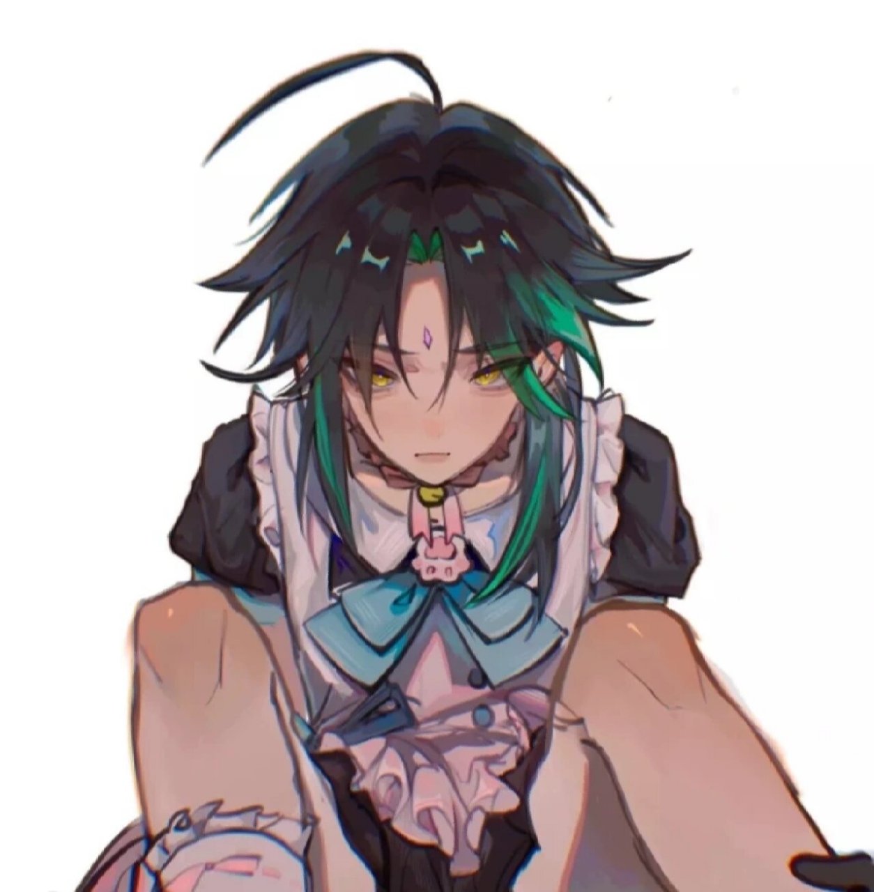 魈宝实在太帅了 最后一张女生别看 前3张女装照 中间四张太帅了 最后