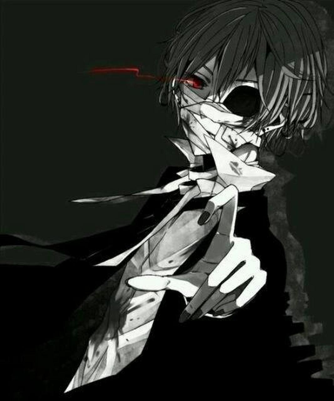 黑暗系男生头像