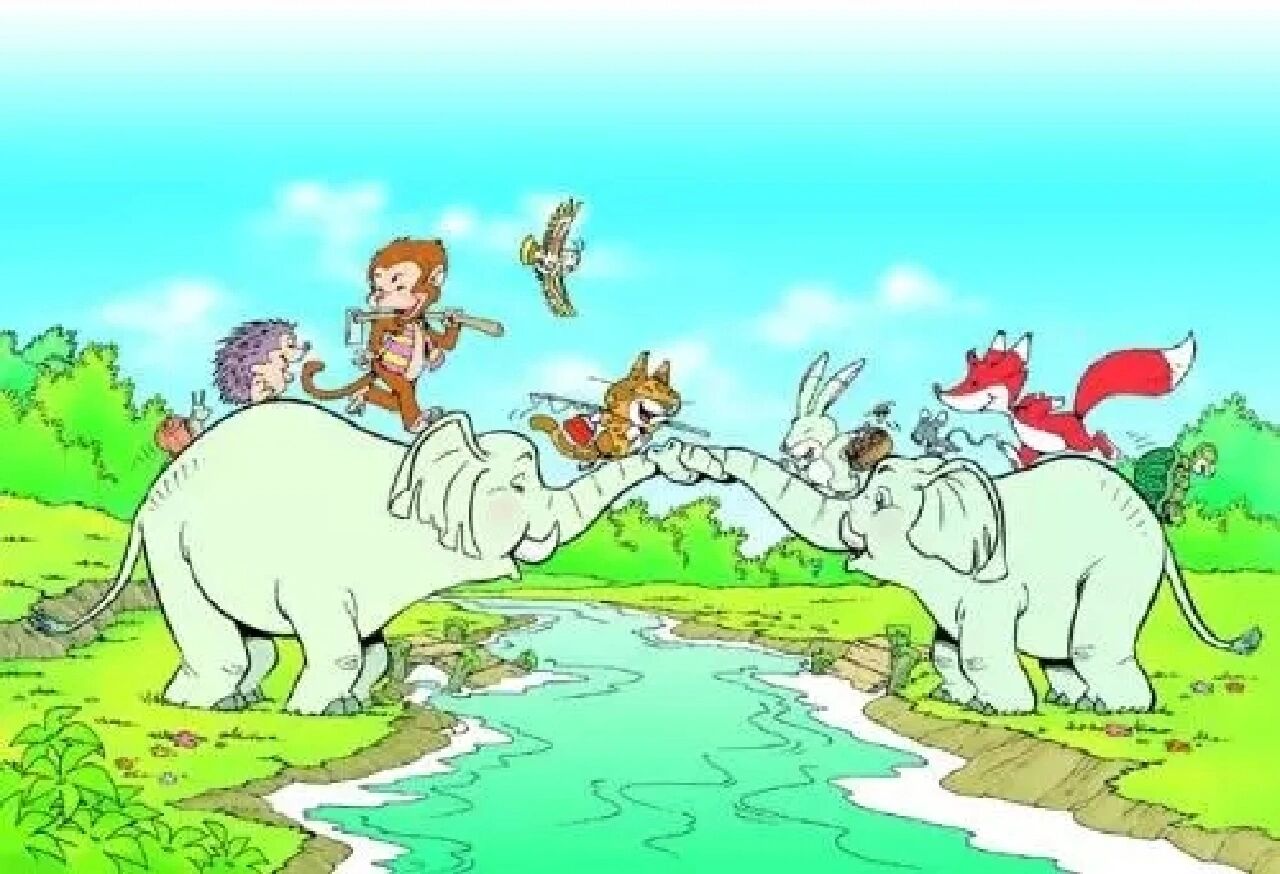 看图写话 象鼻桥