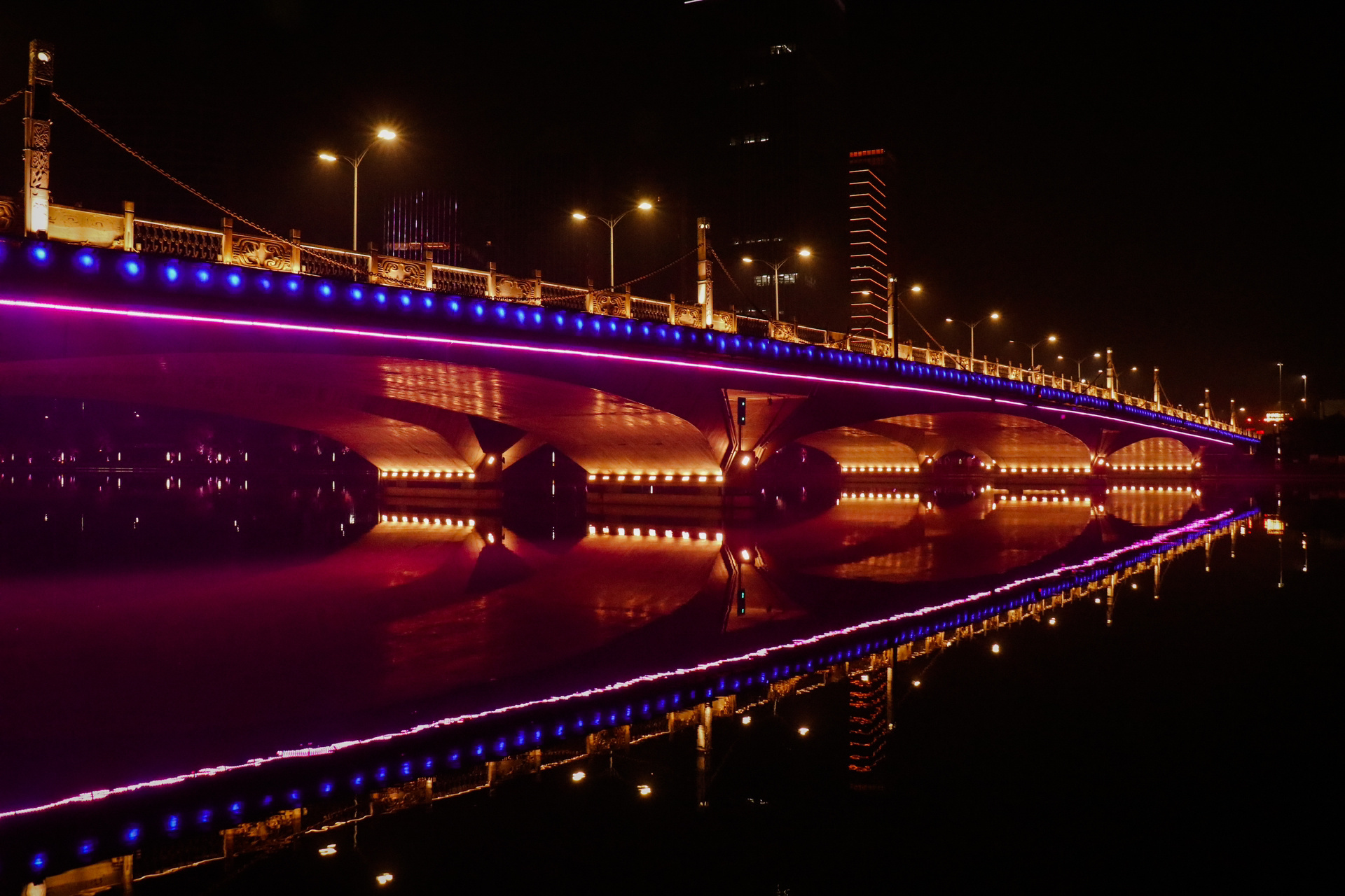 运河文化公园夜景拍摄 北京通州运河文化公园夜景拍摄
