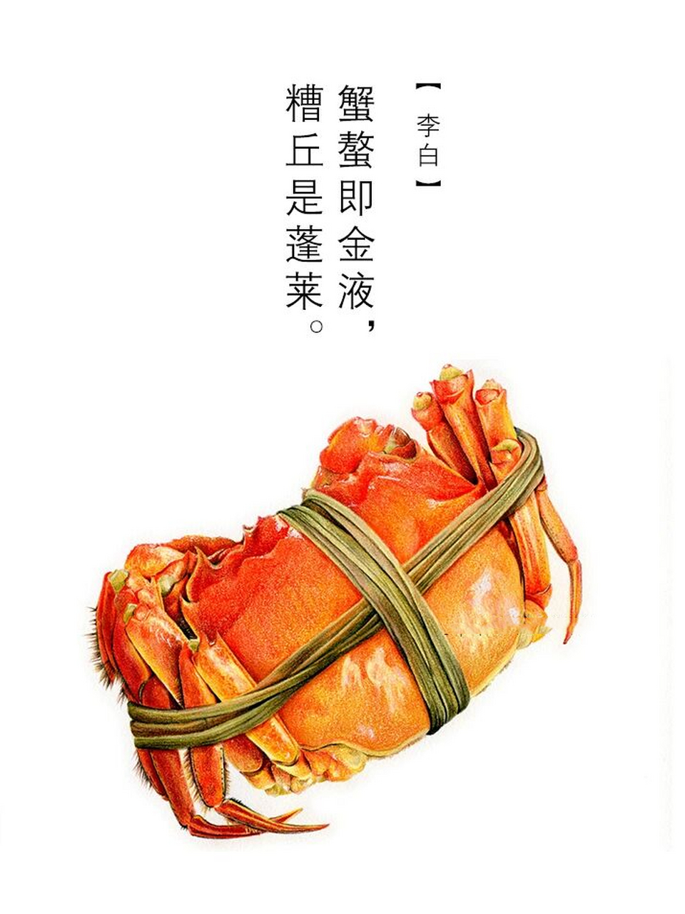 秋风起 蟹膏肥,彩铅画大螃蟹(含步骤图)