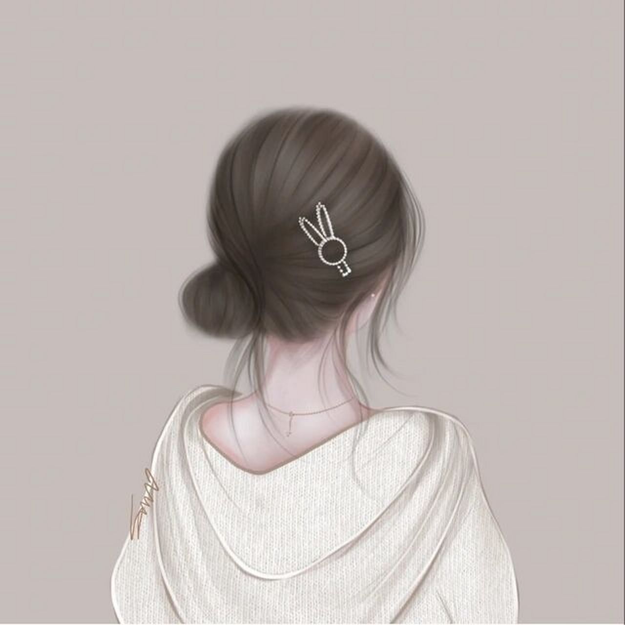 超好看的不露脸女生背影头像   欢迎大家来取图!