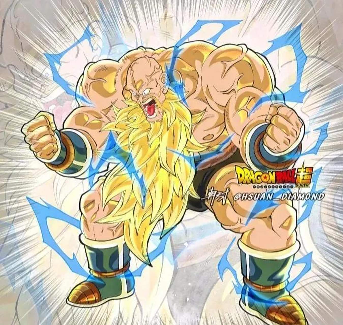 超三我能理解那是胡子,但变身超四那多出来的两撮是哪里的?