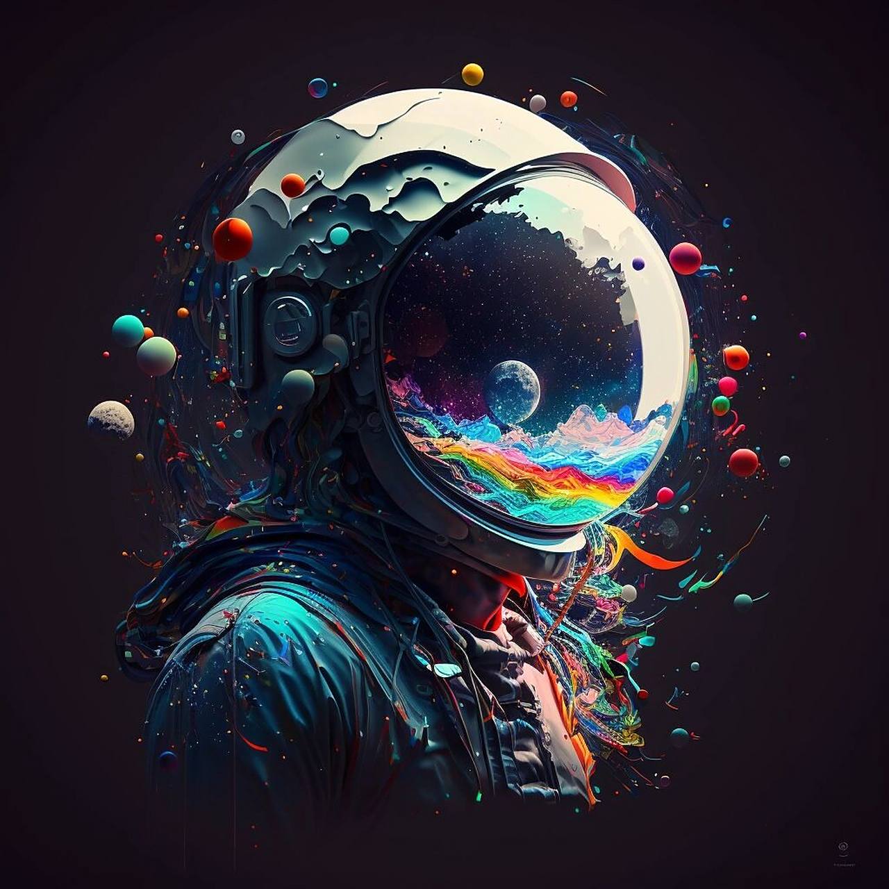 小众风格宇航员头像       高逼格头像分享