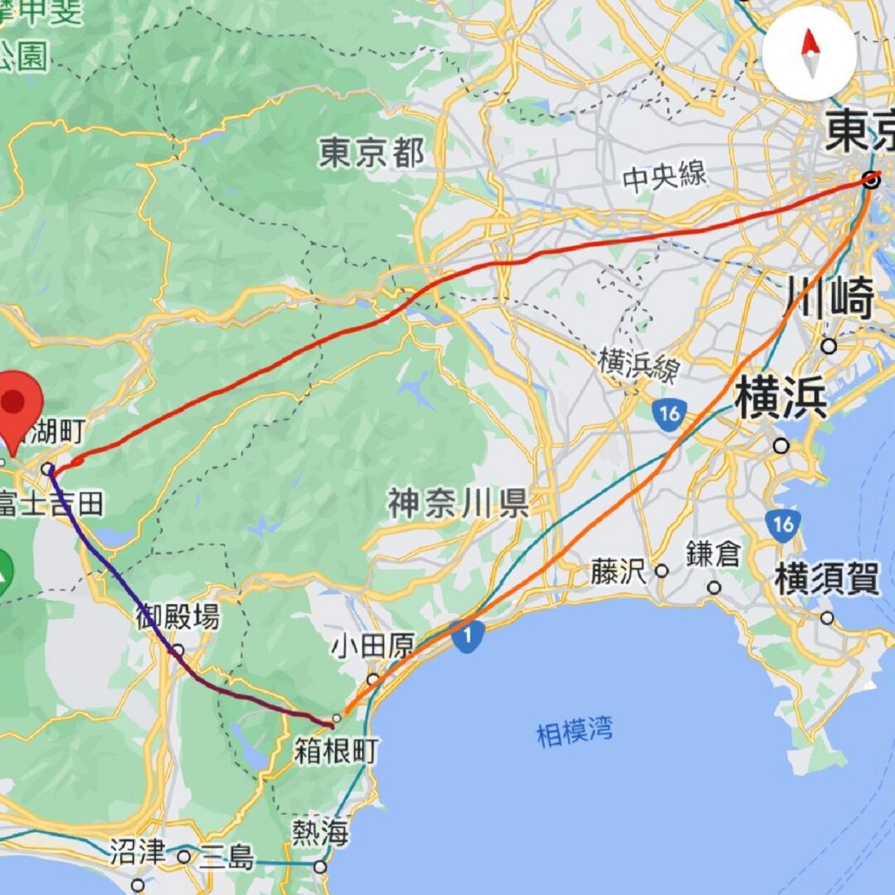 东京—富士山—箱根交通记录 去东京的周边玩一般都要在新宿站搭车