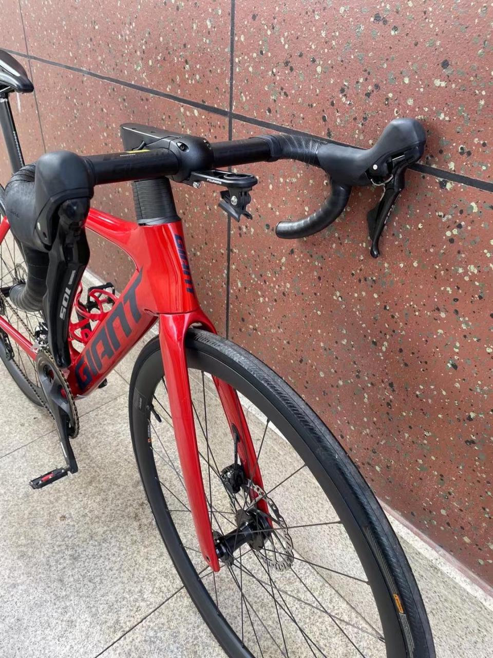 捷安特pp adv2 disc,碳纤维车架,22速105油碟大套,xs码,可以过户,整车