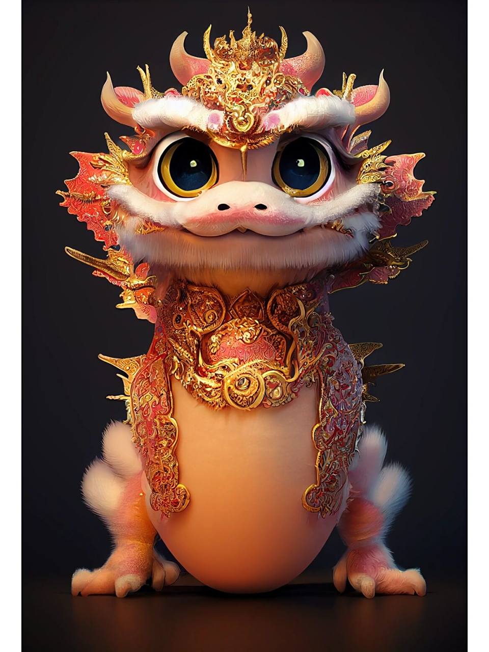 萌化的龙宝宝,有没有戳中你的7815 这套可爱憨萌的龙宝宝送给大家