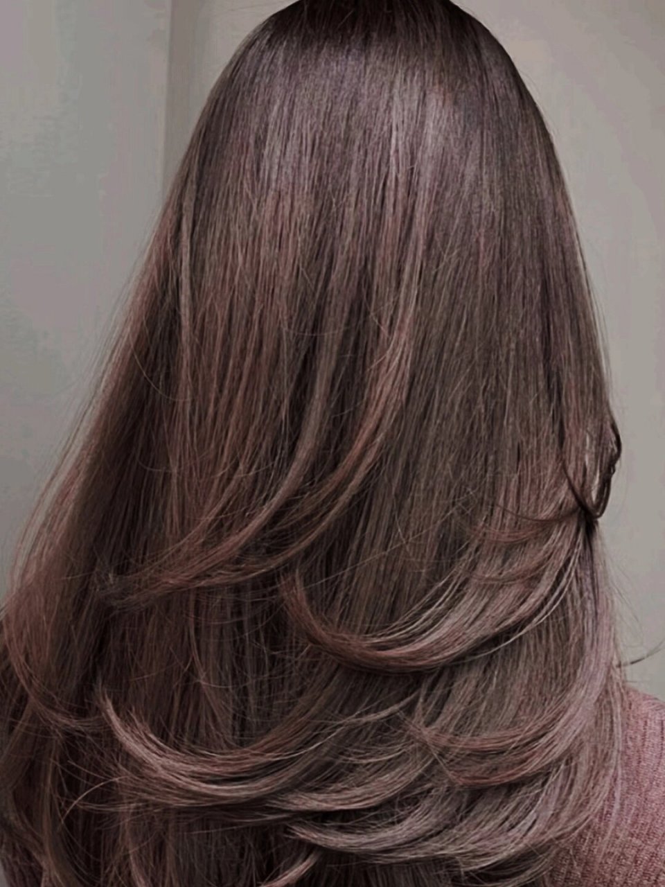 女士纹理烫 很火的自然纹理气垫烫发型中长发烫发气垫烫中长发发型,颇