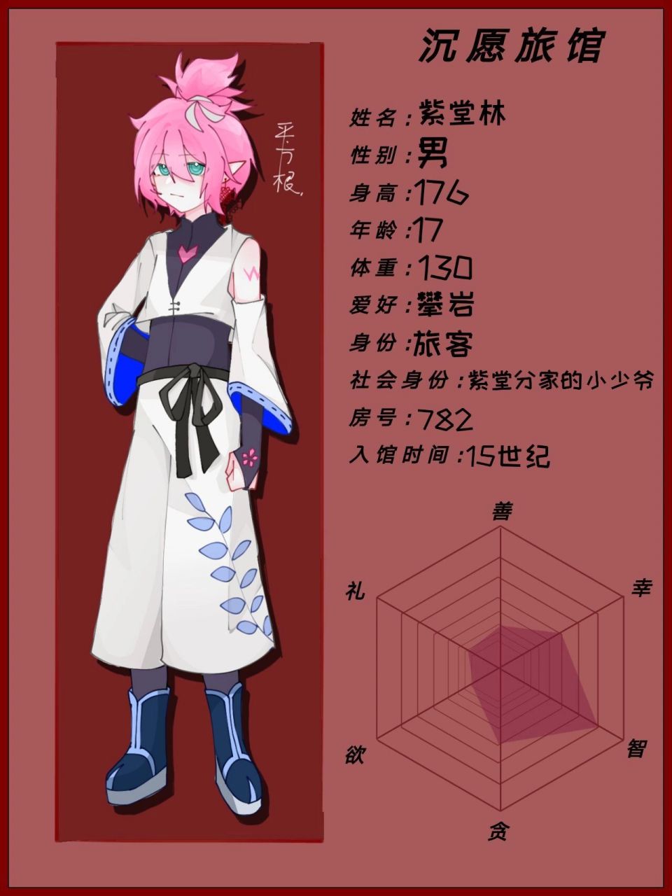 凹凸同人系列——沉愿旅馆 听说是紫堂分家的小少爷,和他哥哥被魔兽