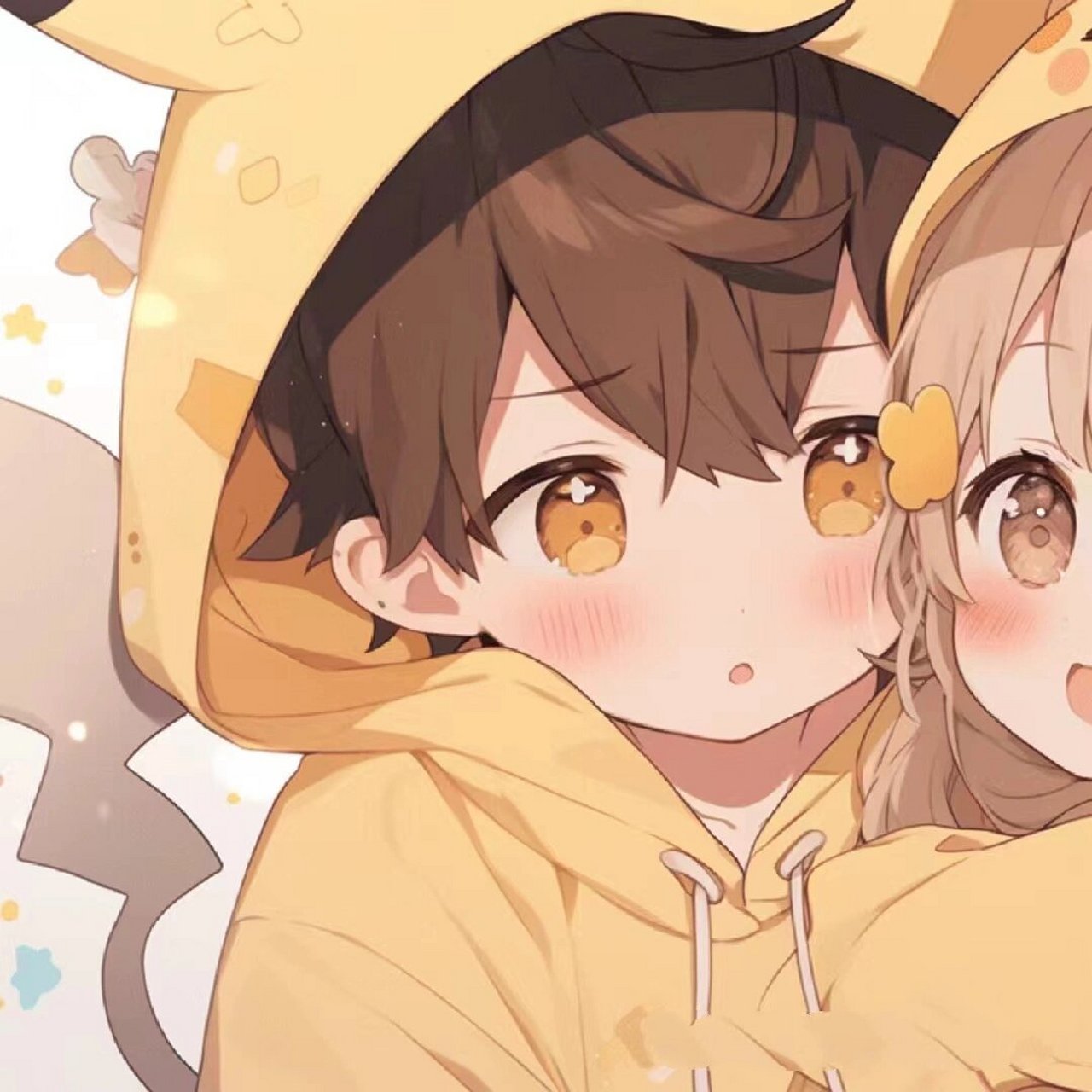 皮卡丘情侣头像 很可爱,不是原创