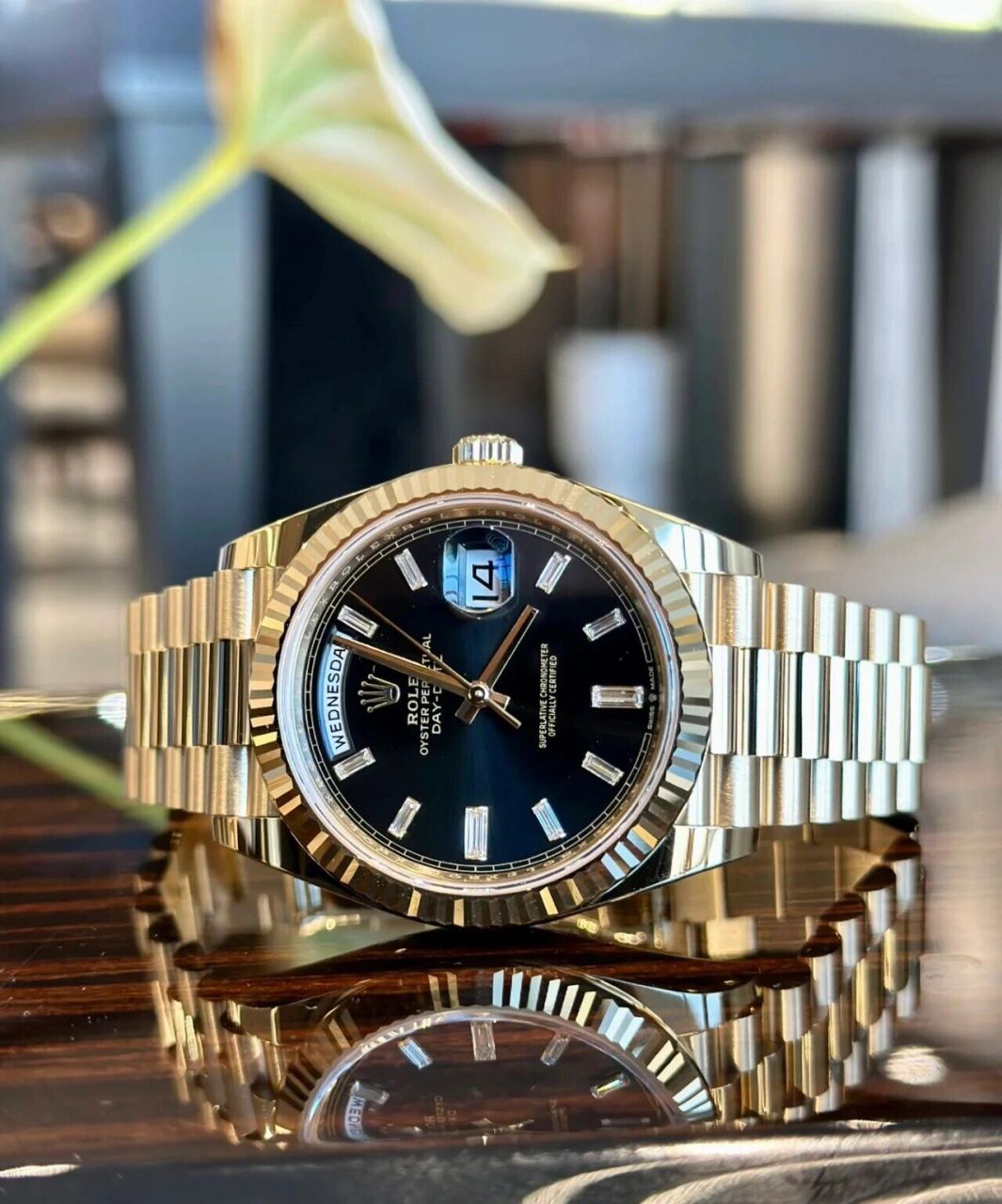 97rolex|劳力士228238 最美不过黑冰糖 劳力士228238:40mm18ct黄金