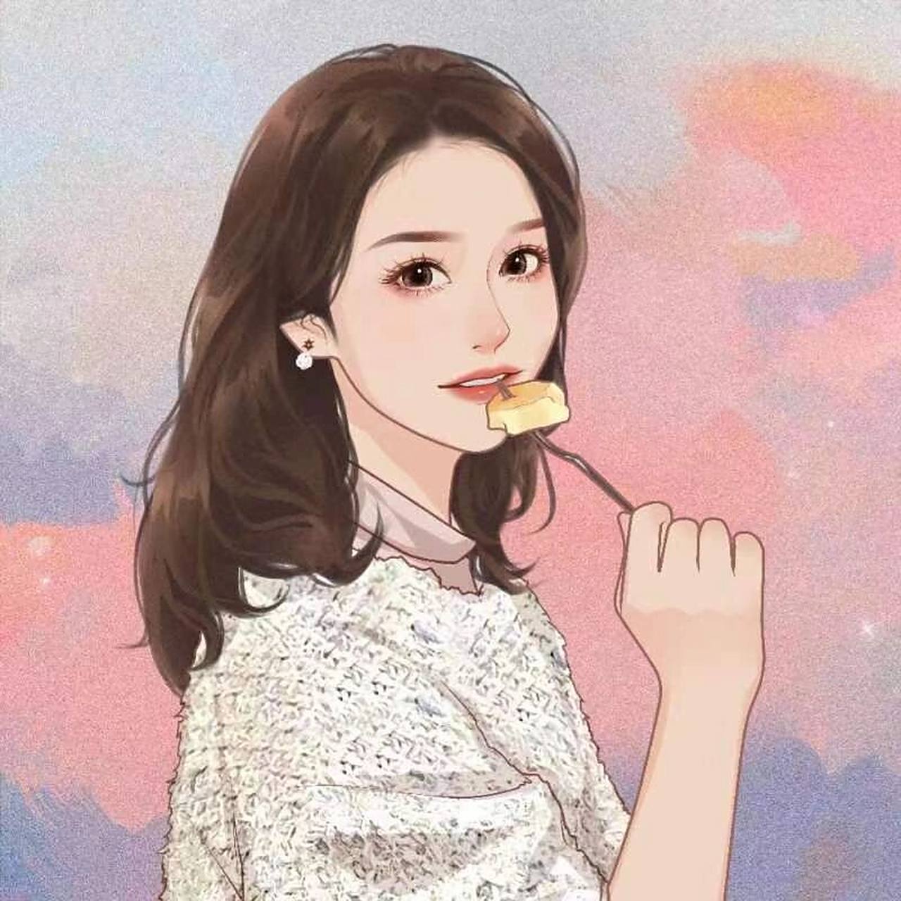 手绘头像|女生头像|微信头像 真人照片手绘头像  漫画人物头像 手绘