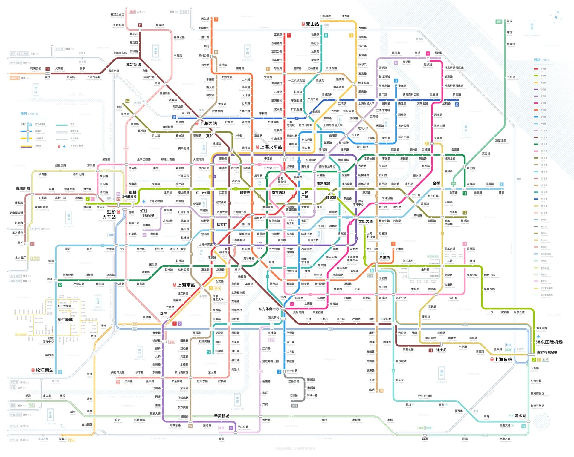 上海轨道交通网络示意图902030年地铁规划图