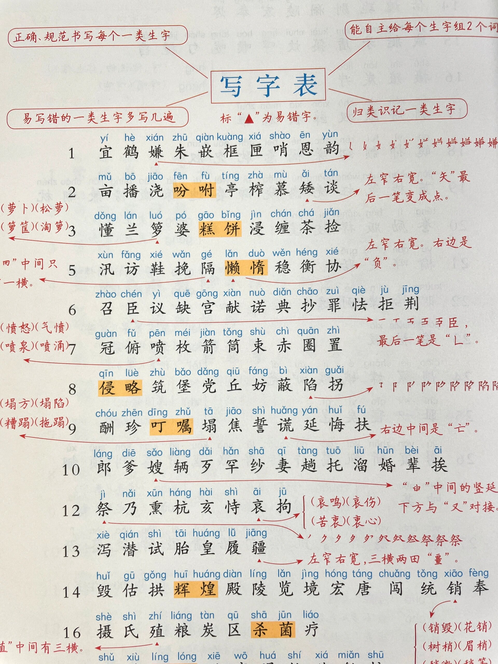五年级语文上预习笔记92《搭石》 复习巩固 9399这套语文预习书