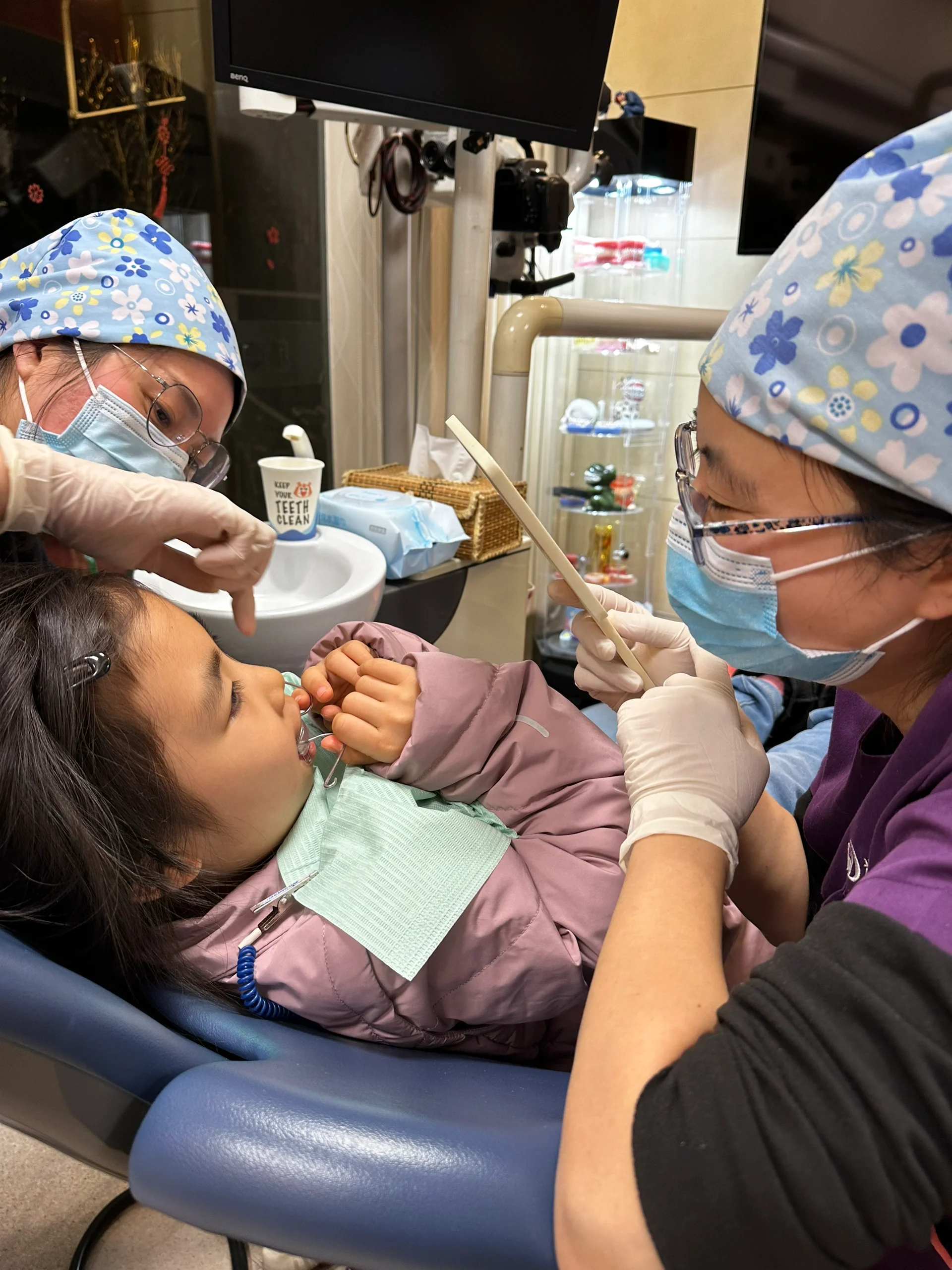 女儿大概4岁左右夜间有呼吸不畅,口呼吸的问题.