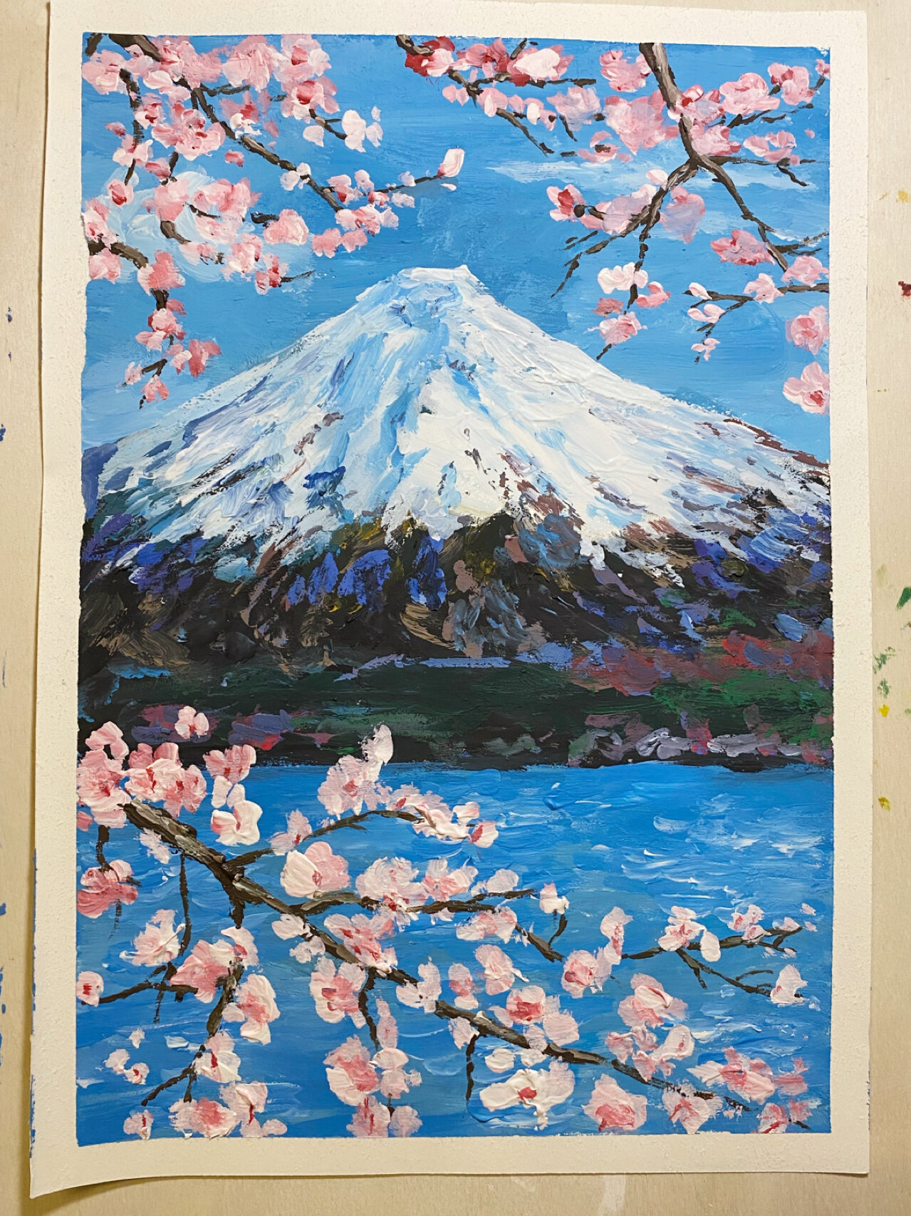 诗与远方 富士山樱花