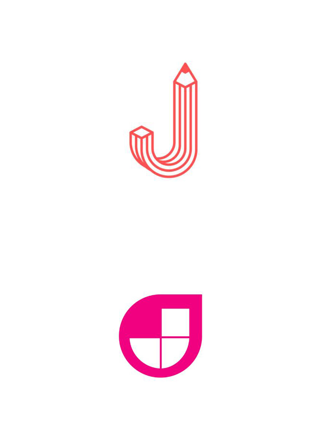 字母j logo设计创意灵感分享