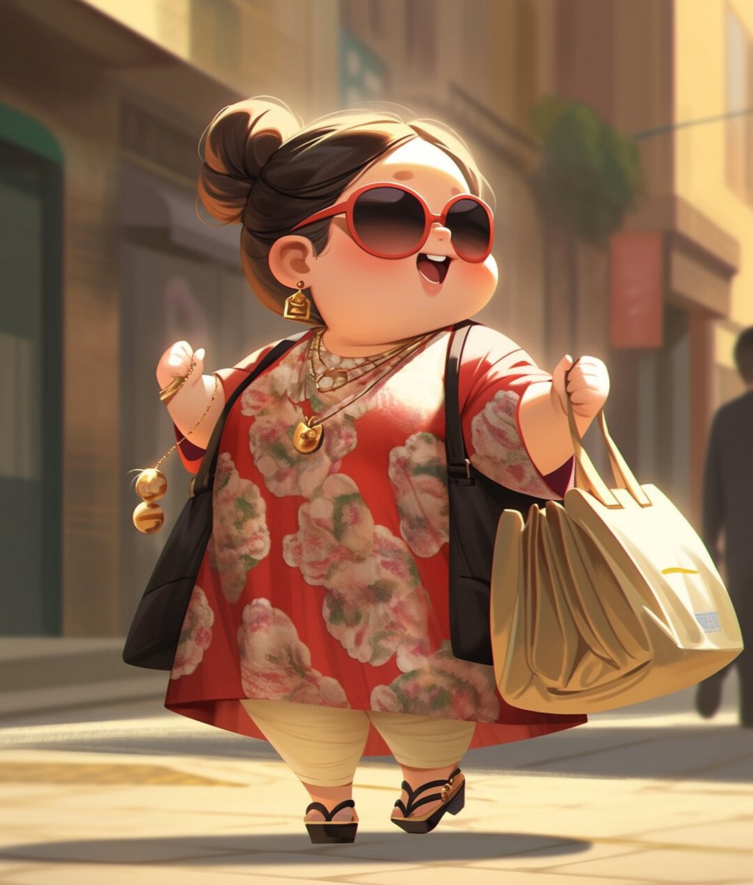 又拽又搞怪的富婆头像|快艾特你姐妹来